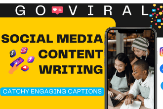 write catchy viral social media captions