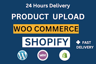 upload product listing in your woocommerce  shopify and bigcommerce stores