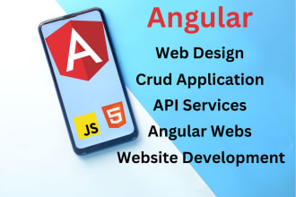 make websites with angular, dot net web apis and sql