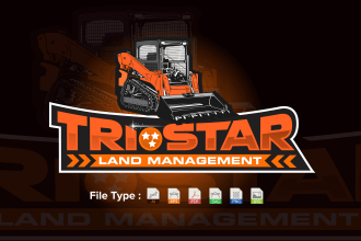 design excavation construction real estate  realtor logo