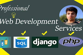 do web programming PHP, CSS, html, java, python, mysql