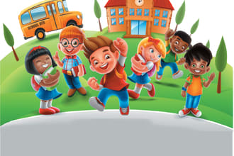 cute african american children book illustration