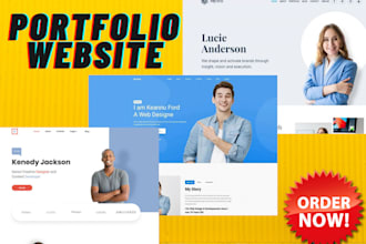 design and build resume, personal portfolio wordpress website