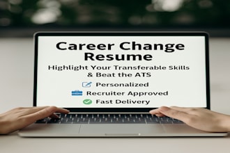 write an ats optimized career change resume that gets you past screening
