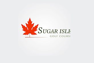 design sugar isle golf course logo in 1 day