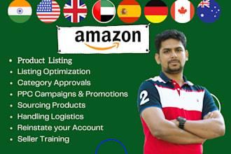 setup amazon seller central account and product listing