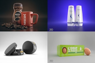 do  3d product rendering and visualization amazon products