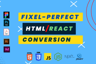 convert PSD or figma to react js