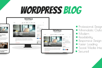 design a professional wordpress blog