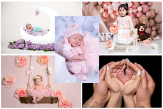 edit newborn baby, maternity photo retouch within 24 hours
