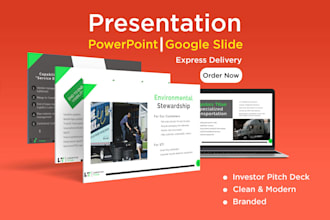 design modern powerpoint presentation
