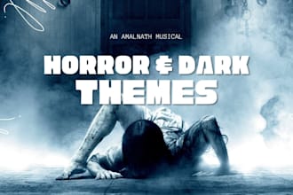 do dark horror background music, jump scares