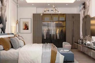 create a photorealistic 3d render for your bedroom
