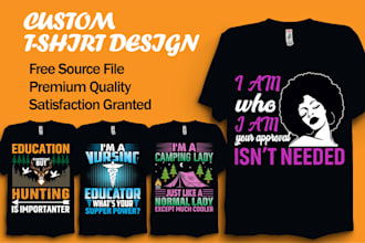 do custom t shirts design typography, bulk t shirts design