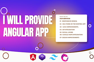 build dynamic angular web applications for you