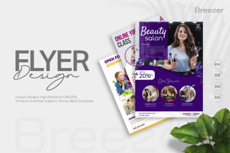 do innovational flyer  design for your business