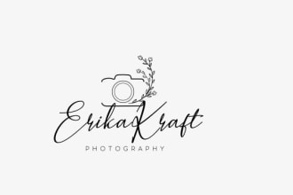 design creative photography logo within 24 hours