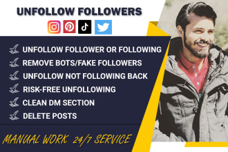 unfollow your instagram or twitter followings