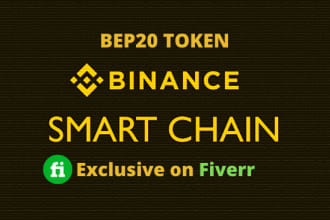 create bep20 token on binance smart chain
