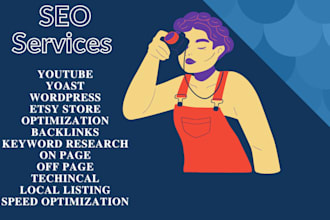 seo service youtube yoast shopify wordpress etsy audit website backlinks
