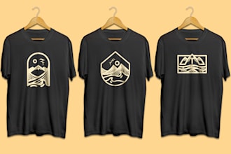design unique minimalist t shirt designs