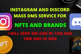 send instagram and discord mass dms