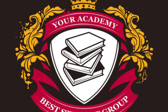 design high quality education logo in shot time