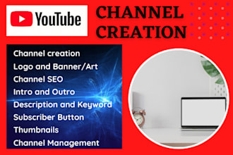 create and design dynamic youtube channel, setup, and customization