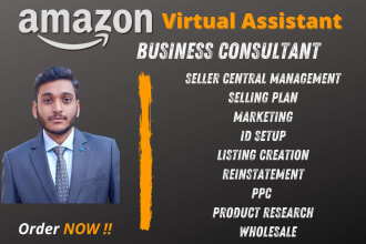be your expert amazon virtual assistant and business consultant