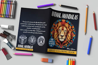 design custom low no content book cover for adults and kids amazon KDP