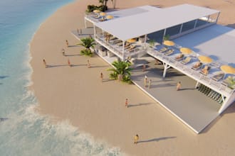do architectural rendering, walkthrough video, animation
