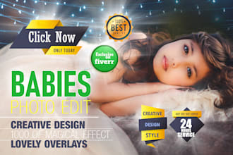 do baby photo editing