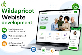 build your wild apricot membership website