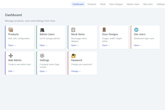 create custom online invoicing software with admin panel