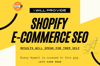 do SEO for shopify ecommerce websites