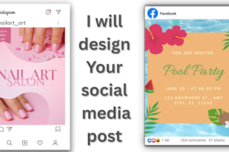 design stunning posts for your brand social media