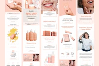 design klaviyo email template, klaviyo email flows