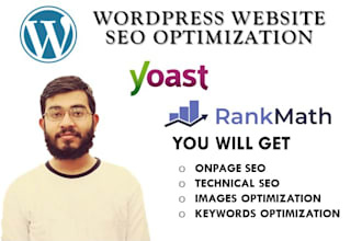 optimize wordpress and shopify onpage and technical SEO
