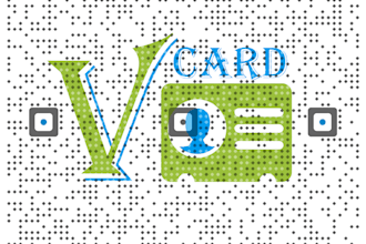 convert your vcard into logo qr code