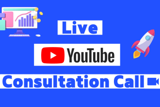 be your skilled youtube consultant live via video call