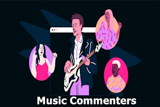 do indie music promotion to commenters