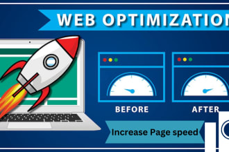 do wordpress website speed optimization, improve page speed