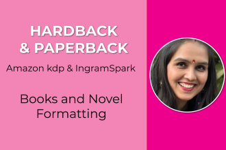 do ingramspark book formatting for hardcover or paperback