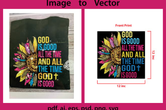 create vector line art from any image to in high resolution pdf, ai etc
