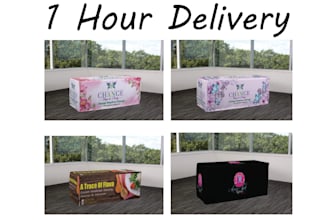 design high quality  table cloth, runner, backdrop and banner