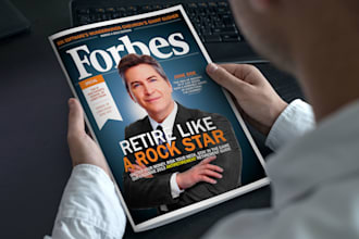 make magazine, newsletter, brochure  cover for you