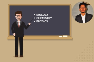 teach you college level physics chemistry and biology