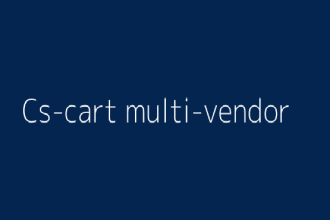 develop a cs cart multivendor website