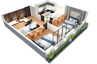 convert 2d plans into 3d sketch up model