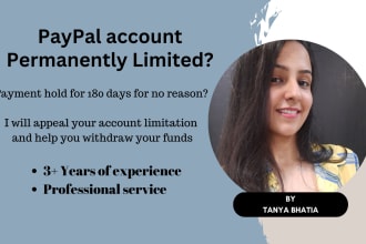 appeal to restore your paypal limitation 180 days to withdraw your money